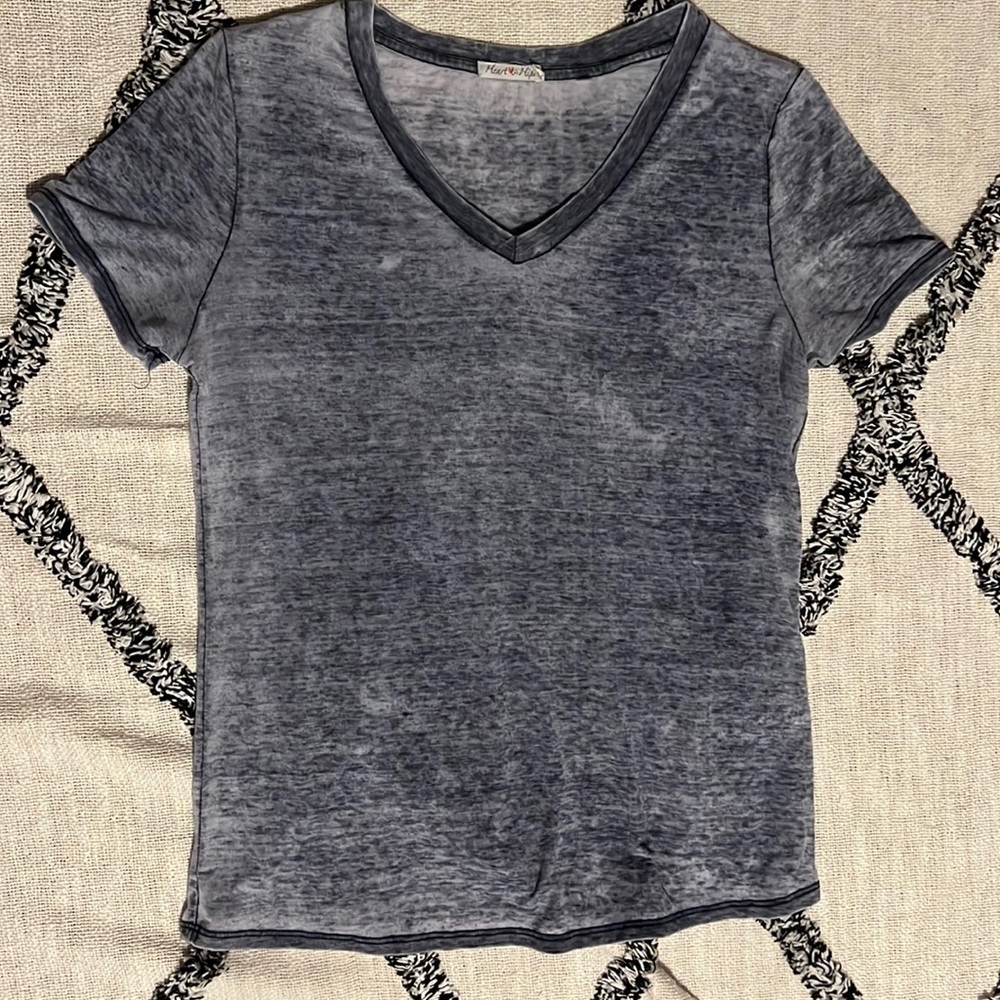 Heart & Hips size M burnout tee.